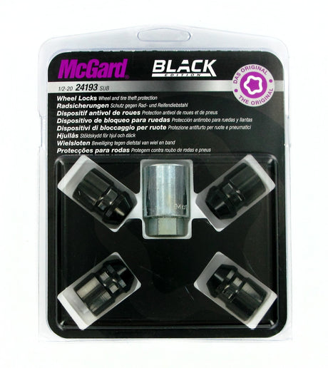 McGard Dadi ruota auto conici kit 4 pz - Black Edition - F010