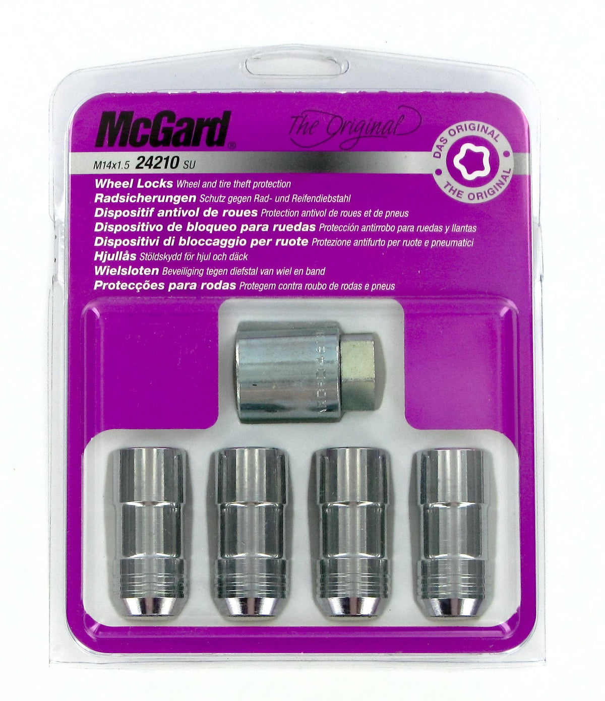McGard Dadi ruota auto conici kit 4 pz - Original - F250