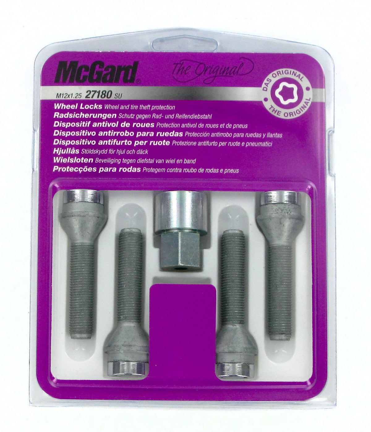 McGard Bulloni ruota auto conici kit 4 pz - Original - A080
