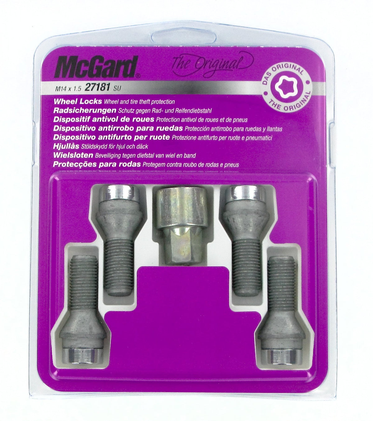 McGard Bulloni ruota auto conici kit 4 pz - Original - A290