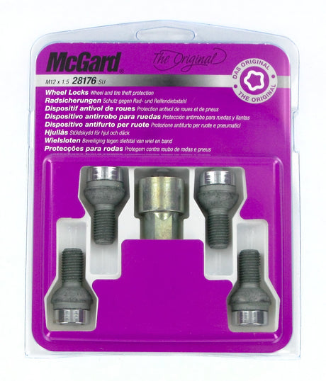 McGard Bulloni ruota auto sferici kit 4 pz - Original - E010