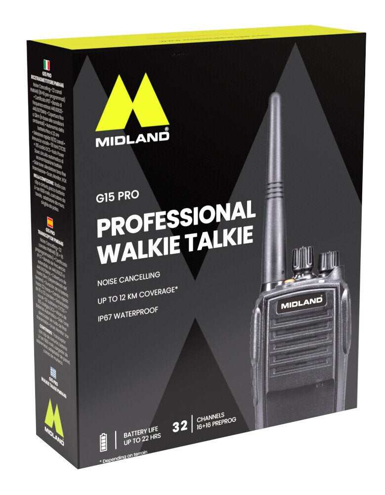Midland G15 PRO NC, walkie talkie