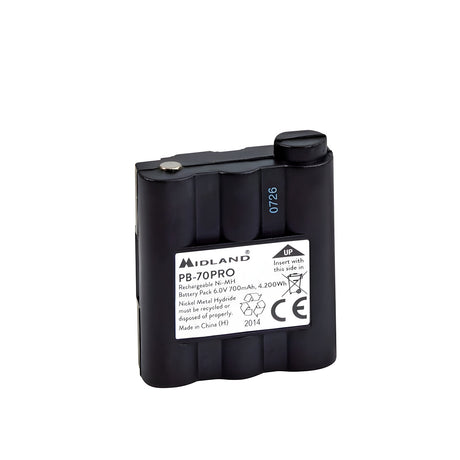 Midland PB70 PRO/XT70 PRO, Batteria Walkie Talkie