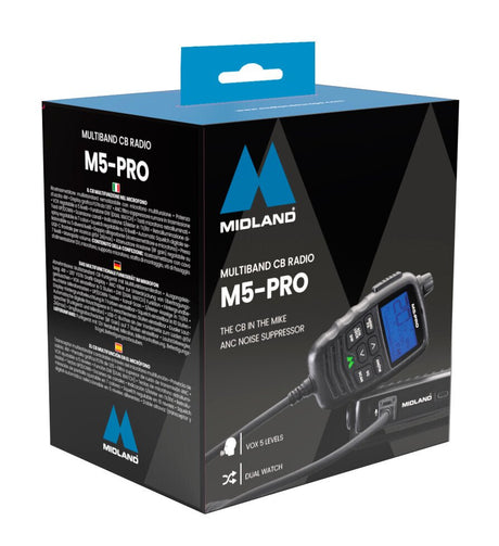 Midland M5 Pro, CB integrato nel microfono