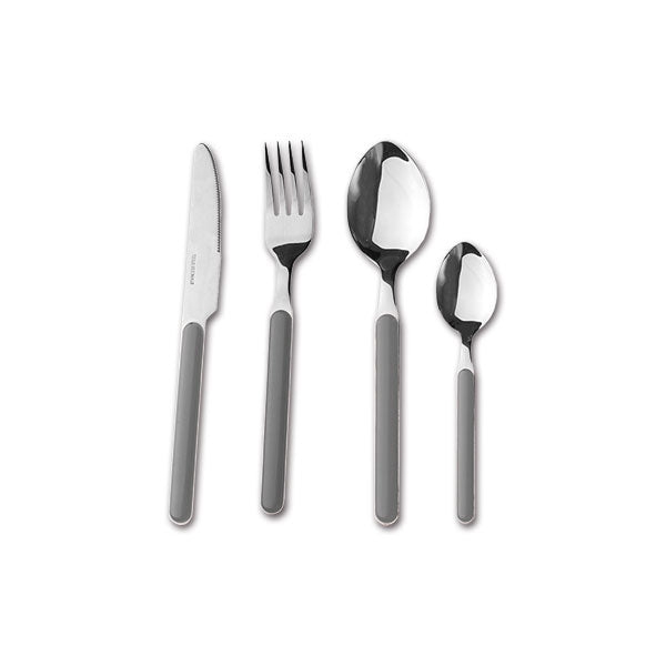 Juego de cubiertos Brunner Delice, gris