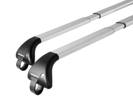 Snap-Fit Alu coppia barre portatutto telescopiche in alluminio Mis. 2 100136 cm N15013