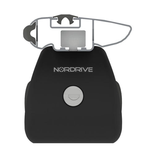 Nordrive Silenzio Black Rail, set completo barre portatutto in alluminio - XL - Evos RA N15092