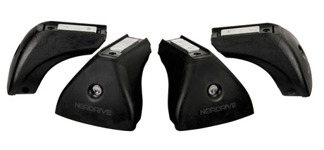 Evos, set piedi per barre Abarth 500 07/08>05/16 tetto standard N20001