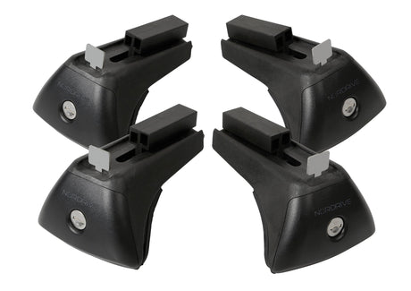 In-Rail Kit Alu 4 piedi per barre alluminio A3 Sportback 09/04>06/08 prof.int. N20022