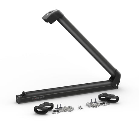 Nordrive Nordic-King EVO aluminium NK-60, portasci per barre da tetto - Nero N40013