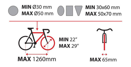 Nordrive Elix 2, portabiciclette per gancio traino - 2 bici N50410