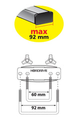 Nordrive Ricambio kit fissaggio standard N60000K