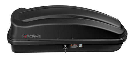Nordrive Box 333, box tetto in ABS, 333 litri - Nero goffrato N60033 N60033