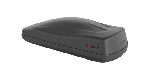 Nordrive Box 400, box tetto in ABS, 400 litri - Nero goffrato N60040