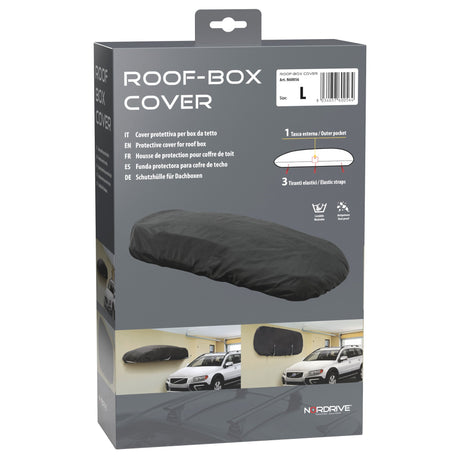 Nordrive Cover protettiva per box da tetto - L - 175-205 cm N60056