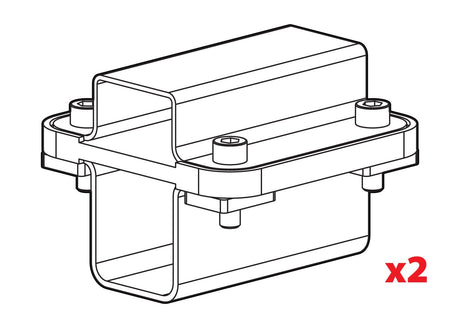 Nordrive Set adattatori Kargo Rack N99979