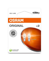 Osram 12V Original Line - 1,2W - W2x4,6d - 2 pz - Scatola