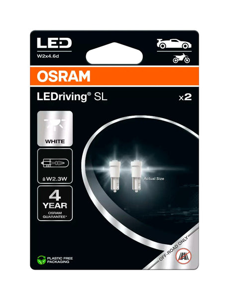 Osram 12V LEDriving SL - (T5) - W2x4.6d - 2 pz - Scatola - Bianco