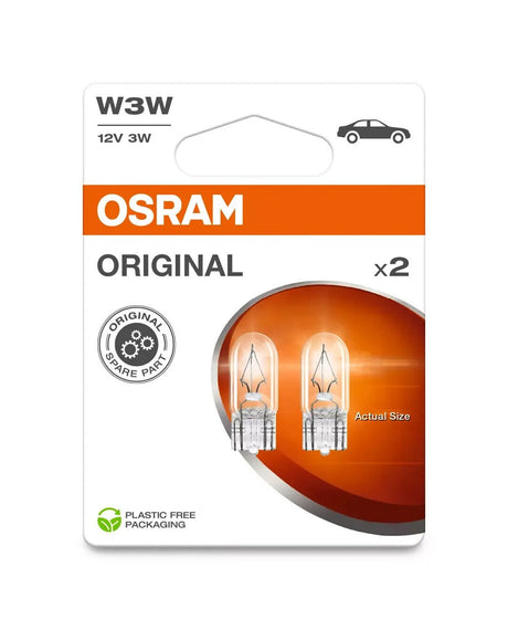 Osram 12V Original Line - W3W - 3W - W2,1x9,5d - 2 pz - Scatola