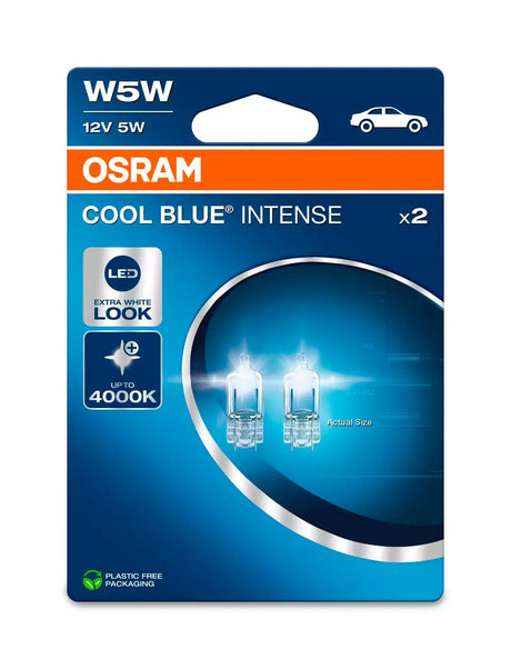 Osram 12V Cool Blue Intense (Next Gen) - W5W - 5W - W2,1x9,5d - 2 pz - Scatola