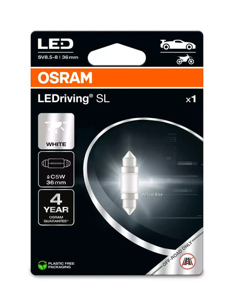Osram 12V LEDriving SL - (C5W) - 11x36 mm - SV8,5-8 - 1 pz - Scatola