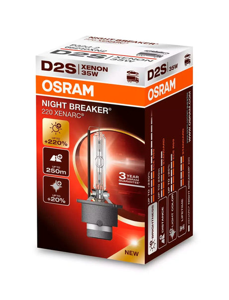 Osram Xenarc Night Breaker 220 - D2S - 35W - P32d-2 - 1 pz - Scatola