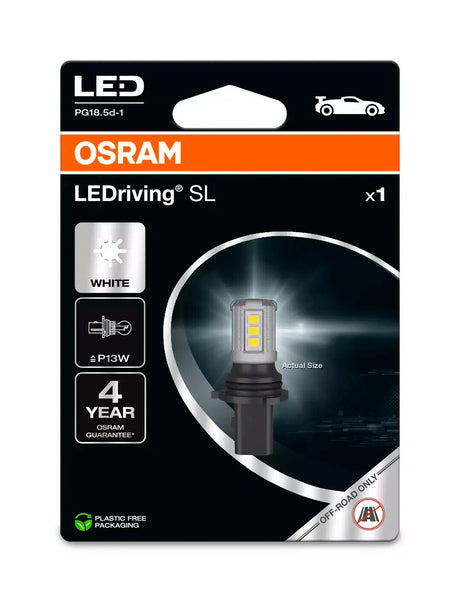 Osram 12V LEDriving SL - (P13W) - 1W - PG18,5d-1 - 1 pz - Scatola