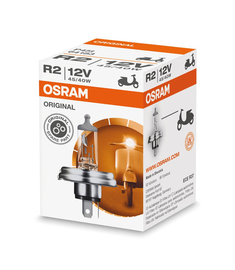 Osram Lampadina 12V Original Line - R2 - 45/40W - P45t - 1 pz - Scatola