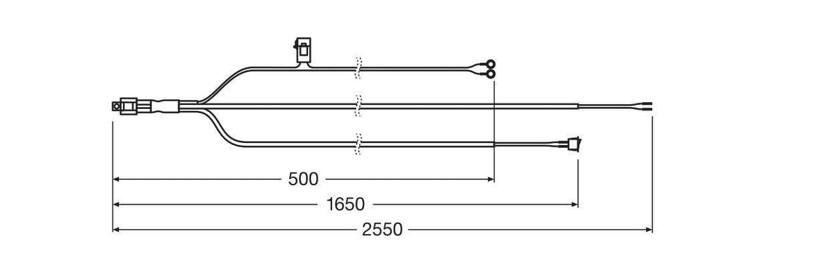 Osram Lampadina Wire Harness AX 1LS - 12V