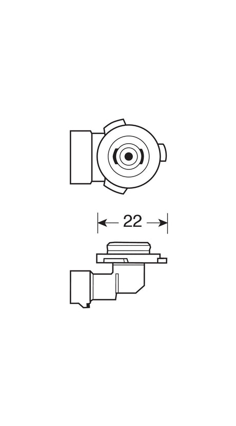 Osram Lampadina 12V Night Breaker Laser HB4 51W P22d 2 pz Scatola Plast.