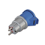 Adaptador de enchufe CEE enchufe Schuko PRB03F