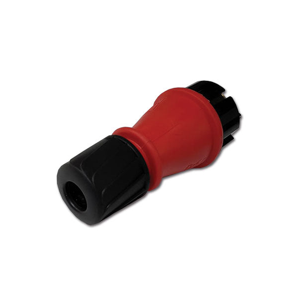 Spine Schuko IP54 - rosso/nero PRB1004