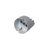 Adaptador Schuko 10A blanco mate PRB1007