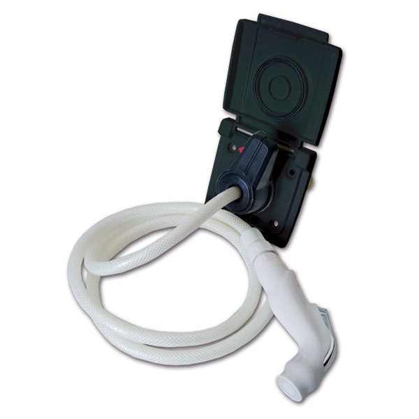 Doccia esterna nera attacco rapido 150 cm sacchetto PRE140NS