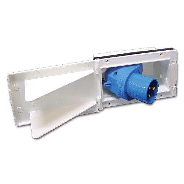 Enchufe de pared inclinable CEE de empotrar PRE222V