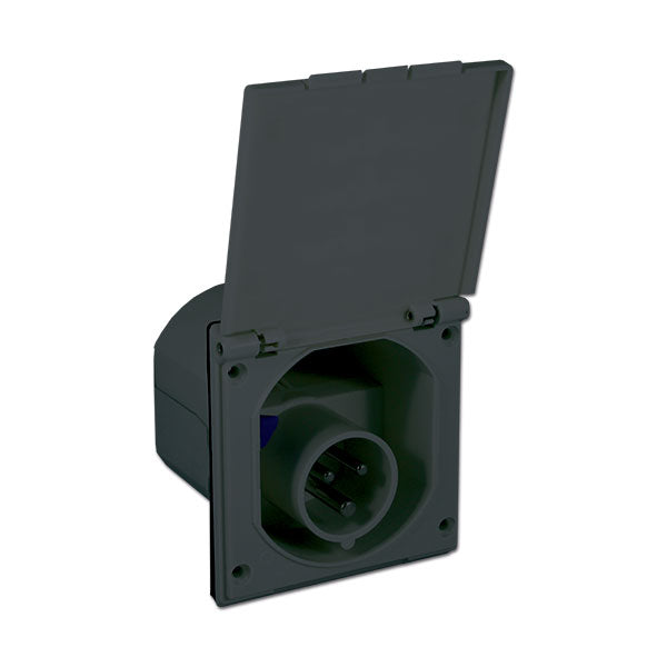 Extra Spina ad incasso 220 V Nero scatola