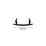 Cubierta de perfil de puerta LED - 220 cm PRF1591