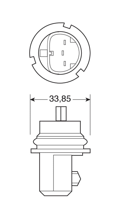 Osram Lampadina 12V Original Line - HB5 - 60/55W - PX29t - 1 pz - Scatola