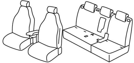 Lampa Set coprisedili Superior - Nocciola - Fiat 500L (09/12>) QD15004A