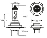 Ringförmige Halogenlampe 12V 55W H7