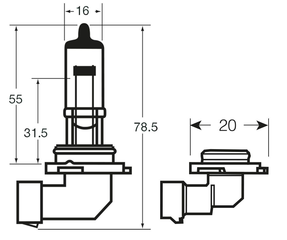 Ringförmige Halogenlampe 12V 42W H10