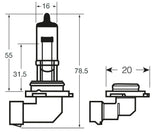 Ringförmige Halogenlampe 12V 42W H10