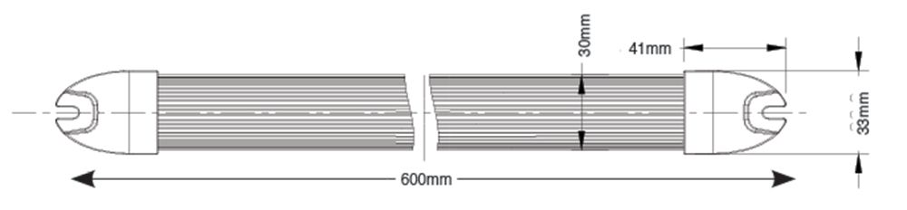 Ringförmige Deckenleuchte für den Innenbereich, 24 LEDs, 12–36 V