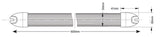 Ringförmige Deckenleuchte für den Innenbereich, 24 LEDs, 12–36 V