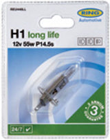 Ring-Langzeitglühbirne 12V 55W H1