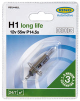 Ring-Langzeitglühbirne 12V 55W H1
