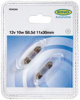 Bombillas de anillo 12V 10W 11x30 mm