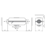 Kit Autoterm Air 2D para calefactor de aire para autocaravanas y furgonetas con panel PU-5
