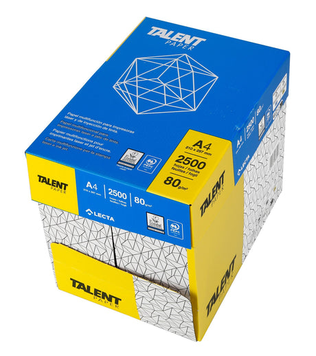 Lampa Carta per stampe e fotocopie, 80 gr, A4 (210x297 mm) - 5 risme da 500 fogli RISMA4