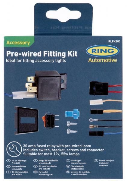 Ring-Kit elektrische Installation von Scheinwerfern